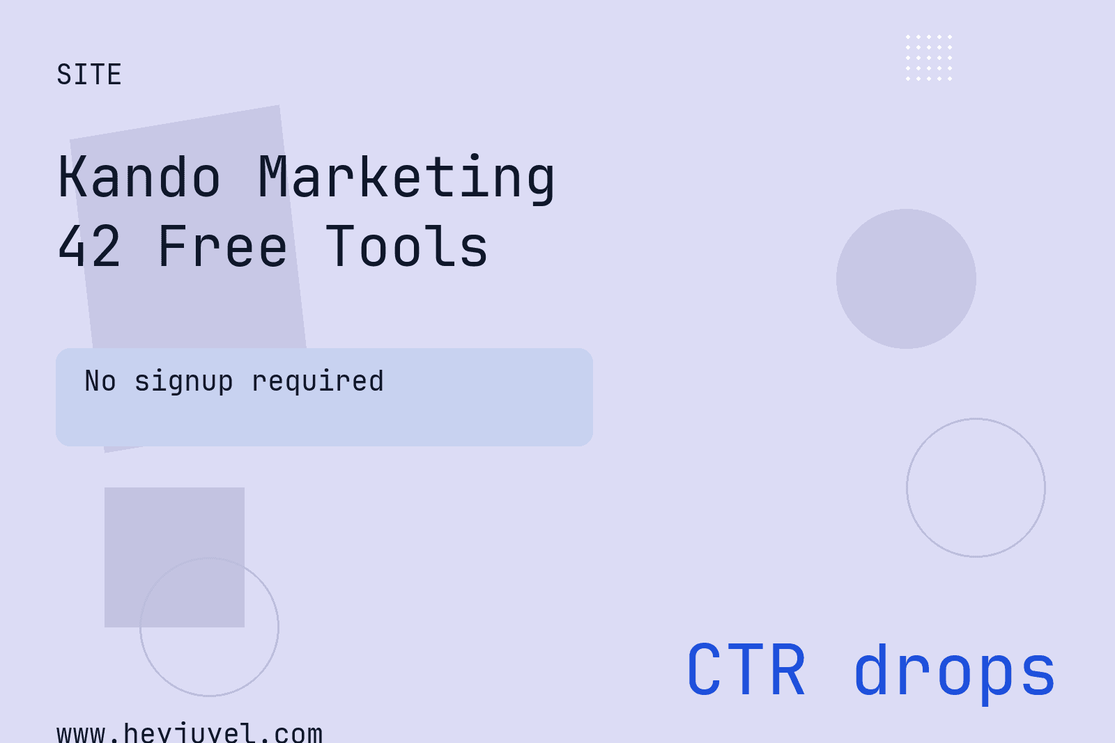 Kando Marketing Released 42 Free Browser Tools, No Signup